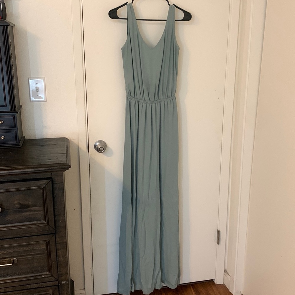 Show me your Mumu Kendall silver sage maxi dress size M